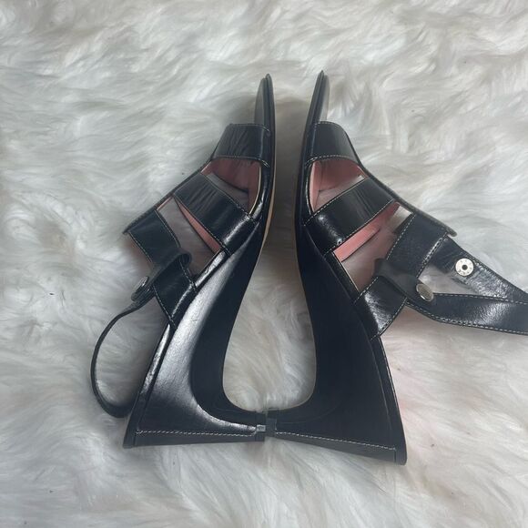Circa Joan & David leather strappy sling back sandals SZ8M - Picture 9 of 10